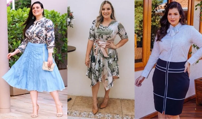 roupas femininas plus size modernas looks para o dia a dia