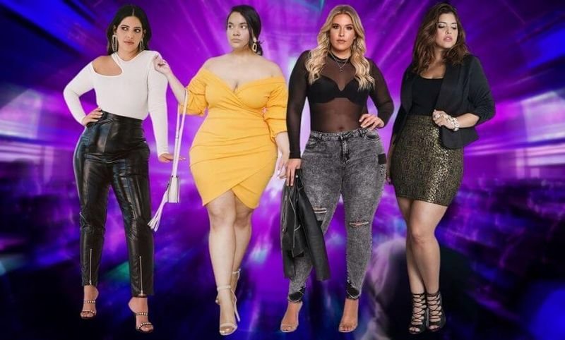roupas plus size estilosas looks para usar a noite
