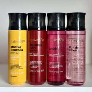 body splash o aroma que abraça seu corpo e fixa o dia todo